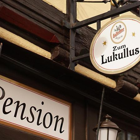 Pension Zum Lukullus Wernigerode Bagian luar foto